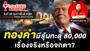 InterGOLD GOLD2go Podcast ราคาทองคำวันนี้